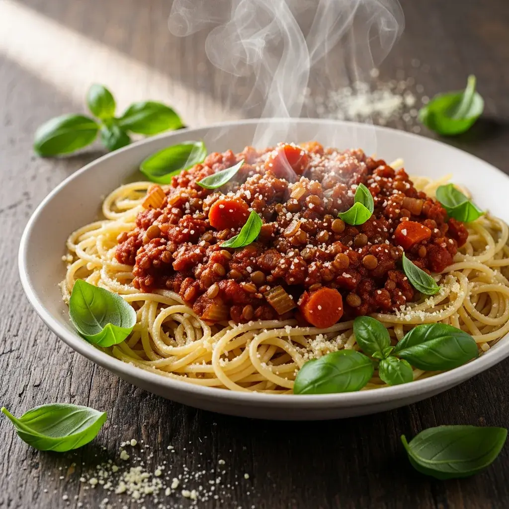 Lentil Bolognese Recipe | Good Source of Manganese & Fiber